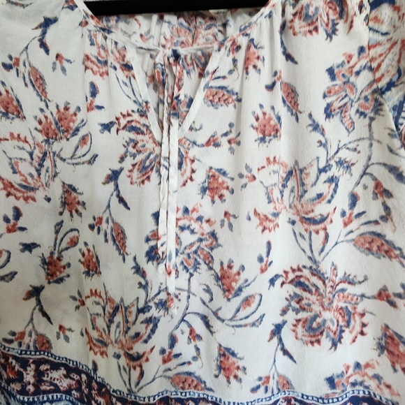 Lucky Brand ☆ Floral Print Women's Top. NWOT Pit - Pit 19" - Picture 9 of 10